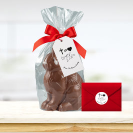Etiquetas Para Regalos Personalizado Minimalista Negro y Blanco Feliz Pas