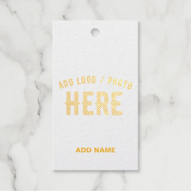 ETIQUETAS PARA REGALOS PERSONALIZADO MODERNO ELEGANTE BROWN VERIFICADO BR (Anverso)