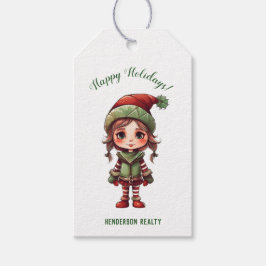 Etiquetas Para Regalos Personalizado Navidades Elf Business Holiday