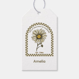 Etiquetas Para Regalos Personalized April Birth Month Flower
