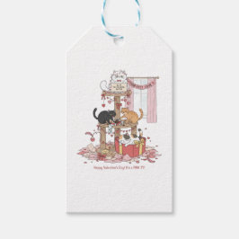 Etiquetas Para Regalos Personalized Cat's Meow Valentine's Day Gift Tags