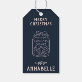 Etiquetas Para Regalos Personalized Name Merry Christmas Cookies
