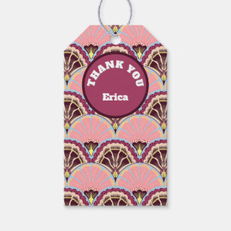 Etiquetas Para Regalos Personalized Pink Scallop Gift Tag