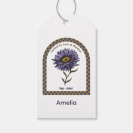 Etiquetas Para Regalos Personalized September Birth Month Flower