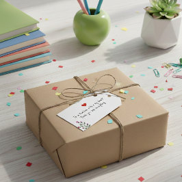 Etiquetas Para Regalos Personalized Teacher Gift Tag - Big Heart 