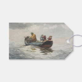 Etiquetas Para Regalos Pesca de cangrejo (por Winslow Homer)