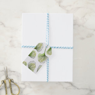 Etiquetas Para Regalos Pétalos verdes