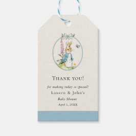 Etiquetas Para Regalos Peter Rabbit Boy Baby Shower gracias
