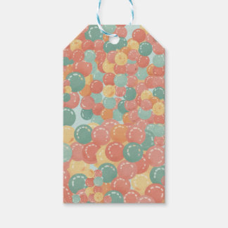 Etiquetas Para Regalos Picnic de cumpleaños, estilo retro adorable