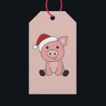Etiquetas Para Regalos Pig Christmas Snow Winter Animals Pigs Gift Tags<br><div class="desc">The pig for Christmas with fairy lights. Funny animals with gifts and snow to the holidays. Also funny for Christmas in July. Sheep are sweet animals and perfect for Christmas.</div>