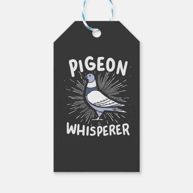 Etiquetas Para Regalos Pigeon Whisperer (Anverso)