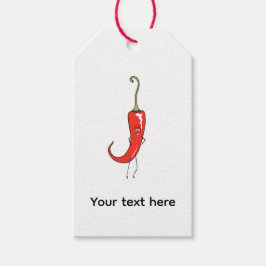 Etiquetas Para Regalos Pimiento rojo Cosas calientes divertidas