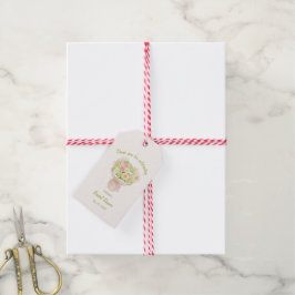 Etiquetas Para Regalos pink bouquet Bridal Shower