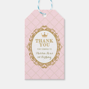 Etiquetas Para Regalos Pink Gold Princess Birday Party Favor Gift Etiquet