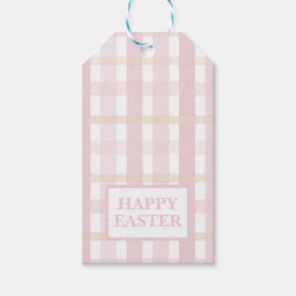 Etiquetas Para Regalos Pink Mix Plaid