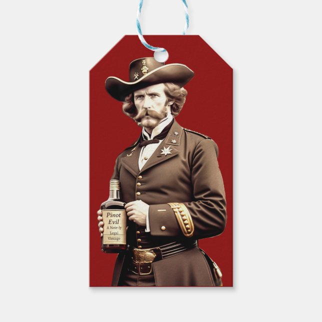Etiquetas Para Regalos Pinot Evil Wine (Anverso)