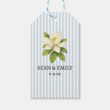 Pintura de magnolia personalizada boda raya náutic