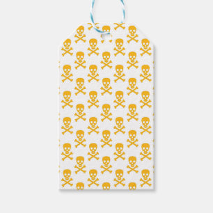 Etiquetas Para Regalos Pirata Amarillo cruz espeso niños coloridos Divers