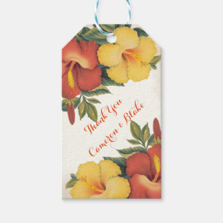 Etiquetas Para Regalos PixDezines vintage/hibiscus/
