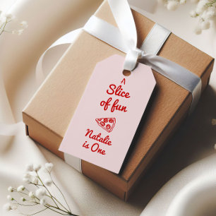 Etiquetas Para Regalos Pizza De Primera Mano Dibujada Por Escrito De Dive