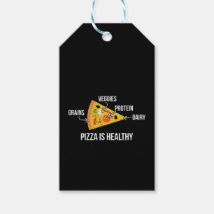 Etiquetas Para Regalos Pizza Es Saludable - Carbohidratos - Graciosa Nove