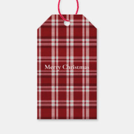 Etiquetas Para Regalos Placa blanca roja