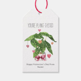 Etiquetas Para Regalos Plant-tastic Houseplant Pun Valentine