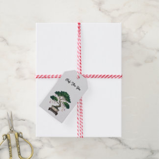 Etiquetas Para Regalos Planta de Trébol de la Suerte con Encantos de Luna