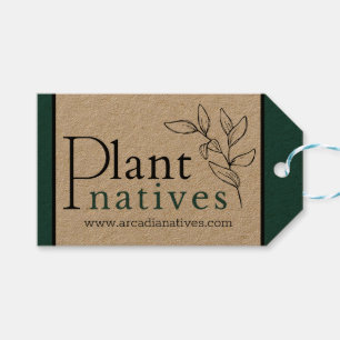 Etiquetas Para Regalos Planta Nativa Personalizado Empresa de enfermería 
