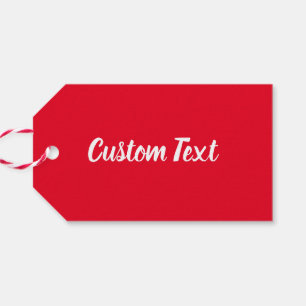 Etiquetas Para Regalos Plantilla de texto de guiones simples en blanco y