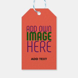 ETIQUETAS PARA REGALOS PLANTILLA DE TEXTO DE IMAGEN ROJA MODERNA EDITABLE
