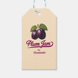 Etiquetas Para Regalos Plum Jam