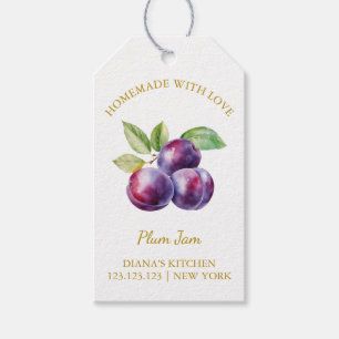 Etiquetas Para Regalos Plum Jam Hang Tag l White