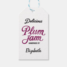 Etiquetas Para Regalos Plum Jam Tag