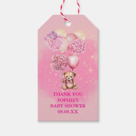 Etiquetas Para Regalos Podemos Esperar con Ansias Hydrangeas Rosadas Glob