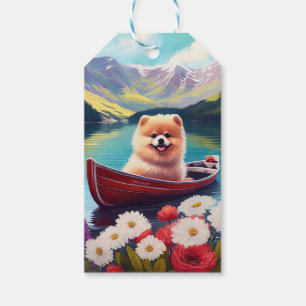 Etiquetas Para Regalos Pomerania en una paleta: Una aventura escénica
