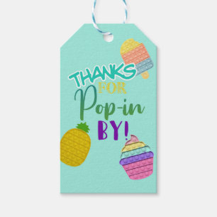 Etiquetas Para Regalos Pop It Bubble Fidget Toy Birday
