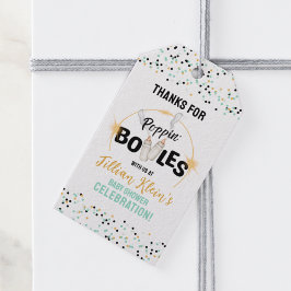 Etiquetas Para Regalos Poppin' Bottles Baby Shower Favour Tags