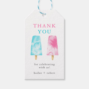 Etiquetas Para Regalos Popsicle Gender Reveal Party Favor