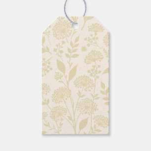 Etiquetas Para Regalos Pradera de Diente de León Trigo Dorado - Neutral