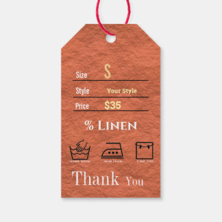 Etiquetas Para Regalos Precio Rústico 