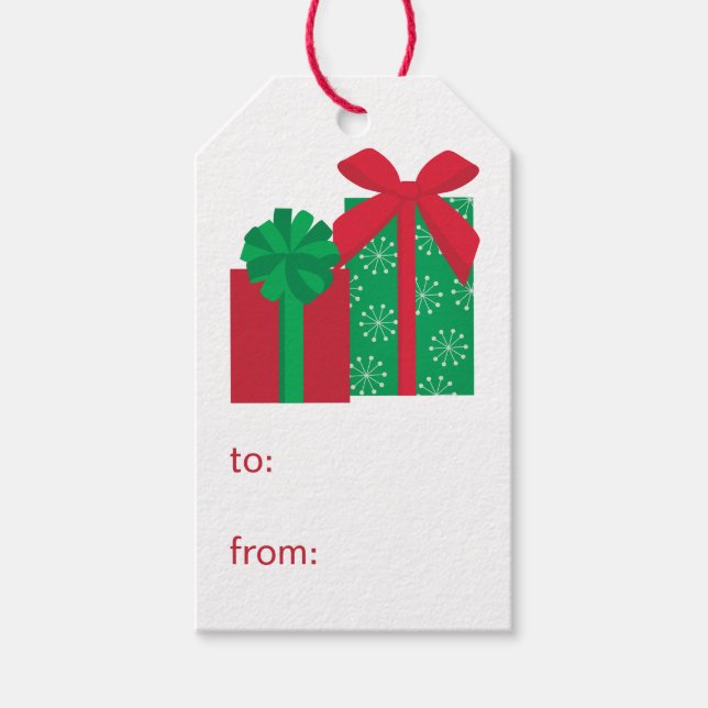 Etiquetas Para Regalos Presenta a (Anverso)