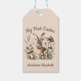 Etiquetas Para Regalos Primer Conejo Jack de Pascua