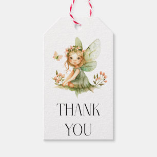 Etiquetas Para Regalos Primer cumpleaños de Cute Fairy
