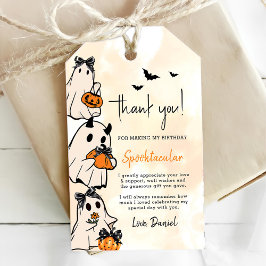 Etiquetas Para Regalos Primer cumpleaños de Little Boo Halloween