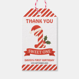 Etiquetas Para Regalos Primer cumpleaños de Sweet One Navidades