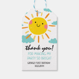 Etiquetas Para Regalos Primer viaje alrededor del primer cumpleaños del s