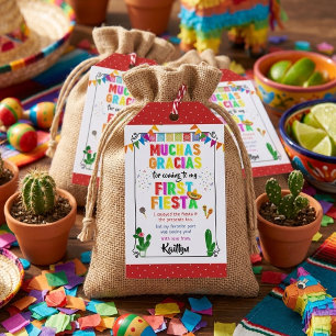 Etiquetas Para Regalos Primera Fiesta Colorida Fiesta Mexicana de Cumplea