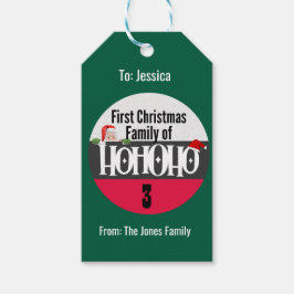 Etiquetas Para Regalos Primera Navidad Ho Ho Ho familia de personalidades