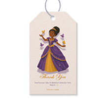 Princess Birthday Favor Tag